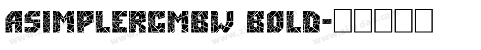 aSimplerCmBW Bold字体转换